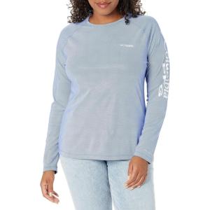 Columbia Womens Tidal Deflector Long Sleeve(Vivid Blue)