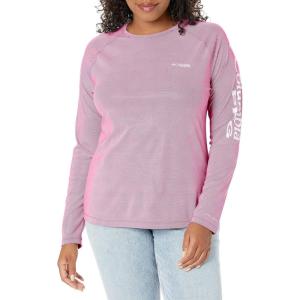 Columbia Womens Tidal Deflector Long Sleeve(Wild Fuchsia)