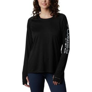 Columbia Women’s Tidal Tee Hoodie(Black/Cirrus Grey Logo)