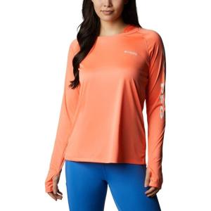 Columbia Women’s Tidal Tee Hoodie(Bright Nectar/White Logo)