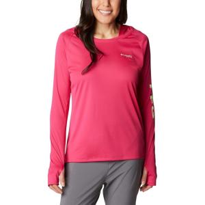 Columbia Women’s Tidal Tee Hoodie(Cactus Pink /Key West Logo)