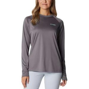 Columbia Women’s Tidal Tee Hoodie(City Grey/Mint Cay Logo)