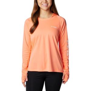 Columbia Women’s Tidal Tee Hoodie(Coral Glow/White Logo)