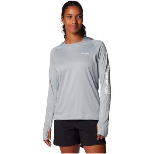 Columbia Women’s Tidal Tee Hoodie(Crushed Blue/White Logo)