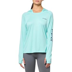 Columbia Women’s Tidal Tee Hoodie(Gulf Stream/Carbon Logo)