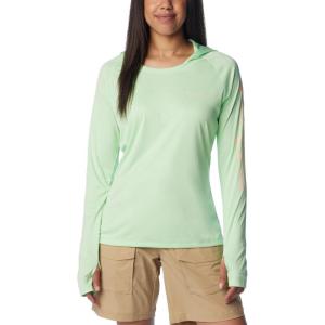 Columbia Women’s Tidal Tee Hoodie(Key West/Peach Fizz Logo)