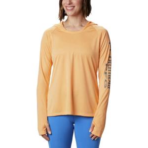 Columbia Women’s Tidal Tee Hoodie(Light Juice/City Grey Logo)