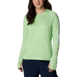 Columbia Women’s Tidal Tee Hoodie(Lime Glow/White Logo)