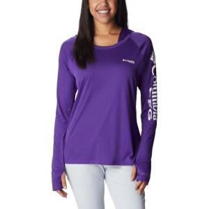 Columbia Women’s Tidal Tee Hoodie(Vivid Purple/White Logo)
