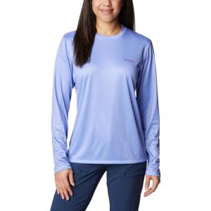 Columbia Womens Tidal Tee™ PFG Fish Flag LsTidal Tee PFG Fish Flag Long Sleeve(Fairytale/Fish and Friends Ombre)