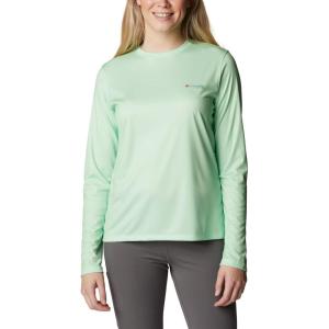 Columbia Womens Tidal Tee™ PFG Fish Flag LsTidal Tee PFG Fish Flag Long Sleeve(Key West/Cactus Pink Gradient)