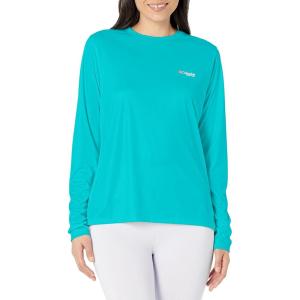 Columbia Womens Tidal Tee™ PFG Fish Flag LsTidal Tee PFG Fish Flag Long Sleeve(Ocean Teal/Fish Flag Ombre)
