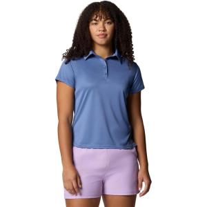 Columbia Womens Tidal Tee Short Sleeve Polo(Bluebell)