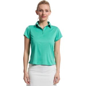 Columbia Womens Tidal Tee Short Sleeve Polo(Glaze Green)