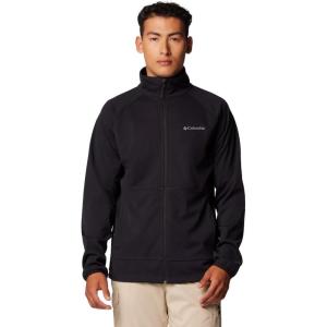 Columbia mens Outdoor Tracks Full Zip Ii(Black/City Grey)
