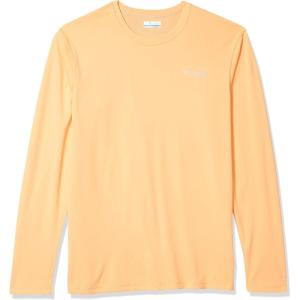 Columbia mens Pfg Zero Rules Long Sleeve Shirt(Bright Nectar)