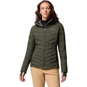 Columbia womens Joy Peak Ii Hooded Jacket(Greenscape)
