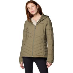 Columbia womens Joy Peak Ii Hooded Jacket(Stone Green)