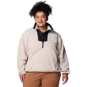 Columbia womens Sequoia Grove Half Zip Fleece(Dark Stone/Black)