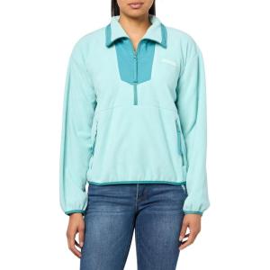 Columbia womens Sequoia Grove Half Zip Fleece(Spray/Teal)