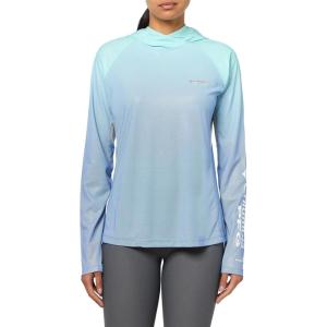 Columbia womens Tidal Deflector Zero Hoodie(Vivid Blue Gradient)