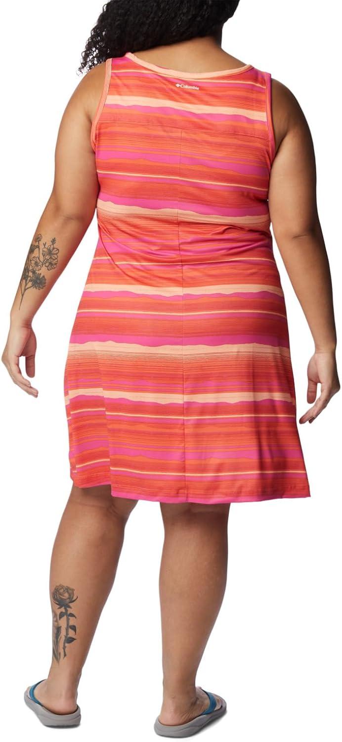 imageColumbia Chill River Printed DressSunset OrangeHorizons Stripe