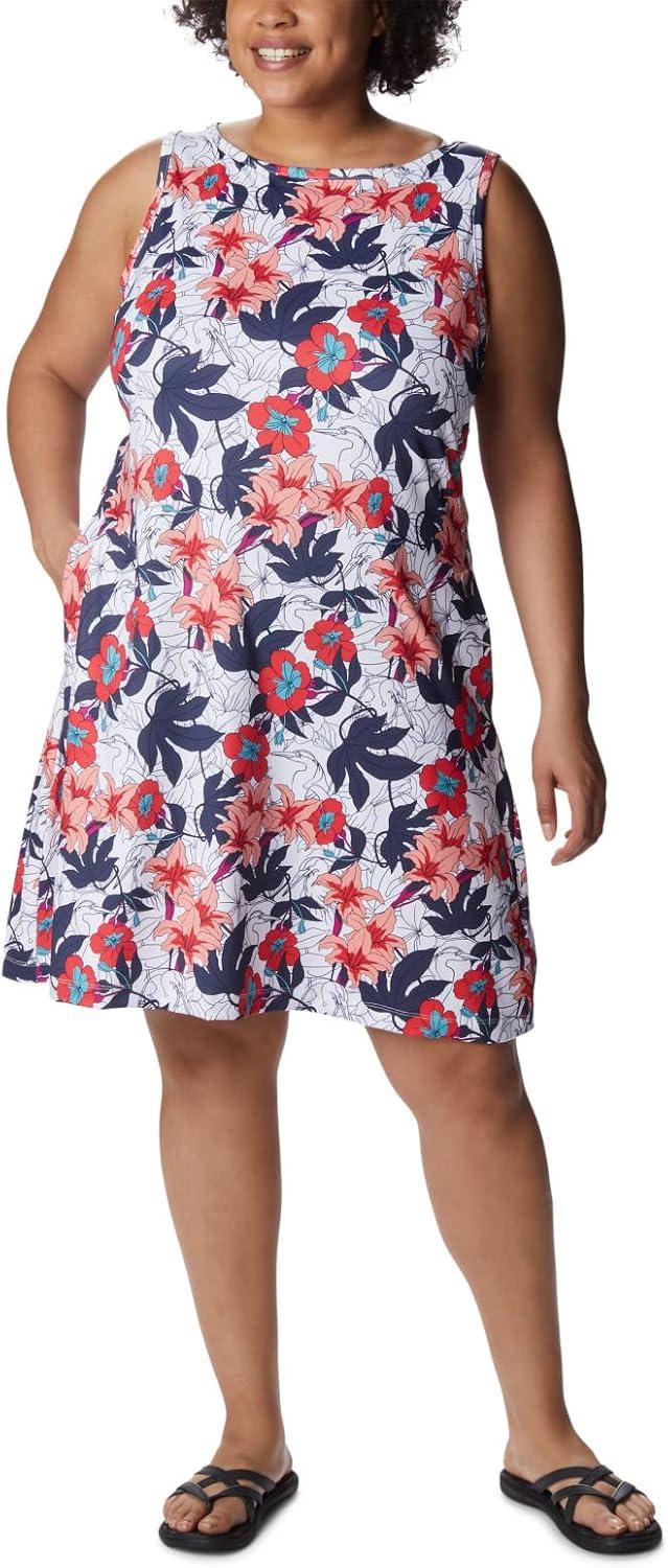 imageColumbia Chill River Printed DressWhite Lakeshore Floral Multi