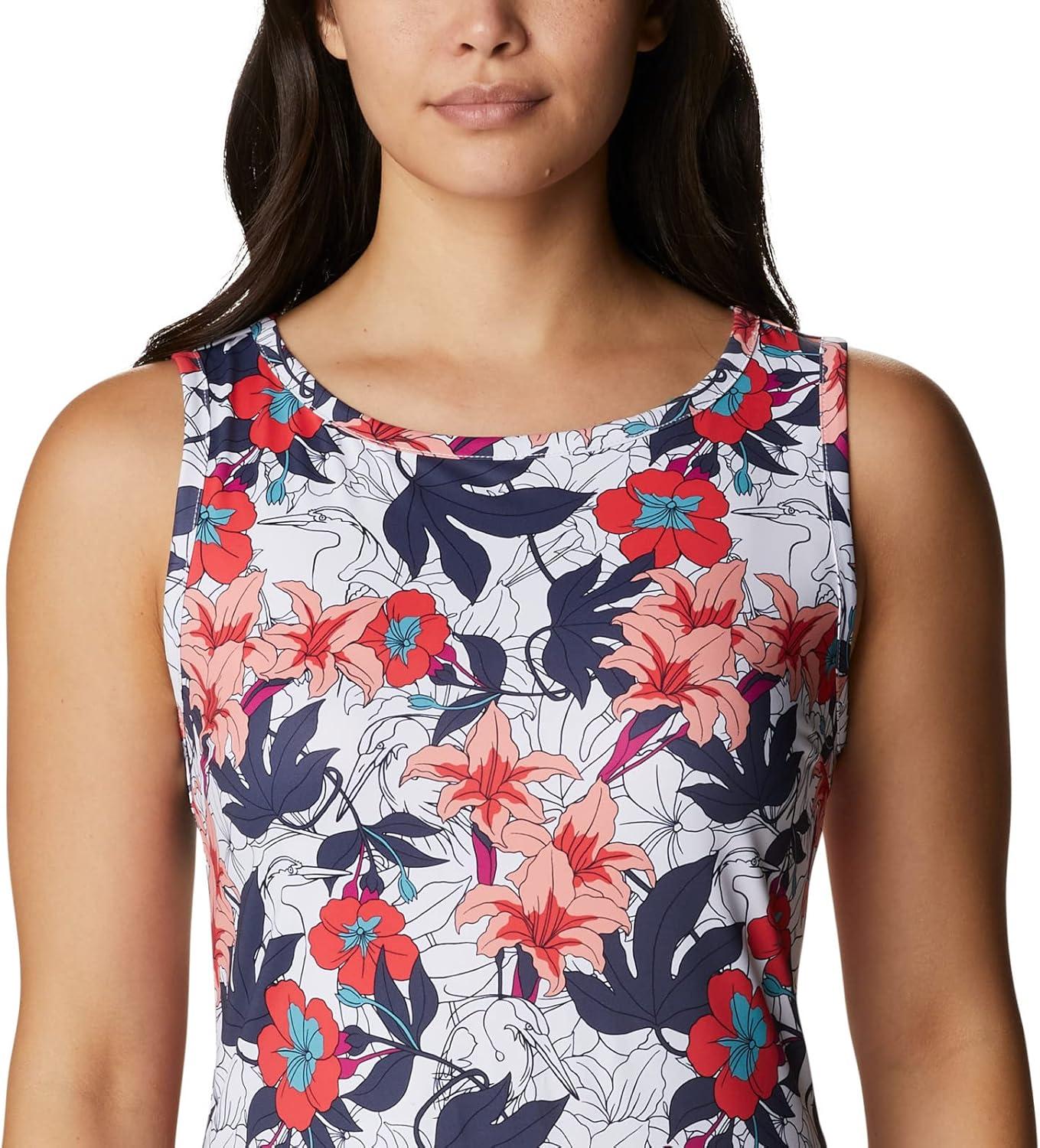 imageColumbia Chill River Printed DressWhite Lakeshore Floral Multi