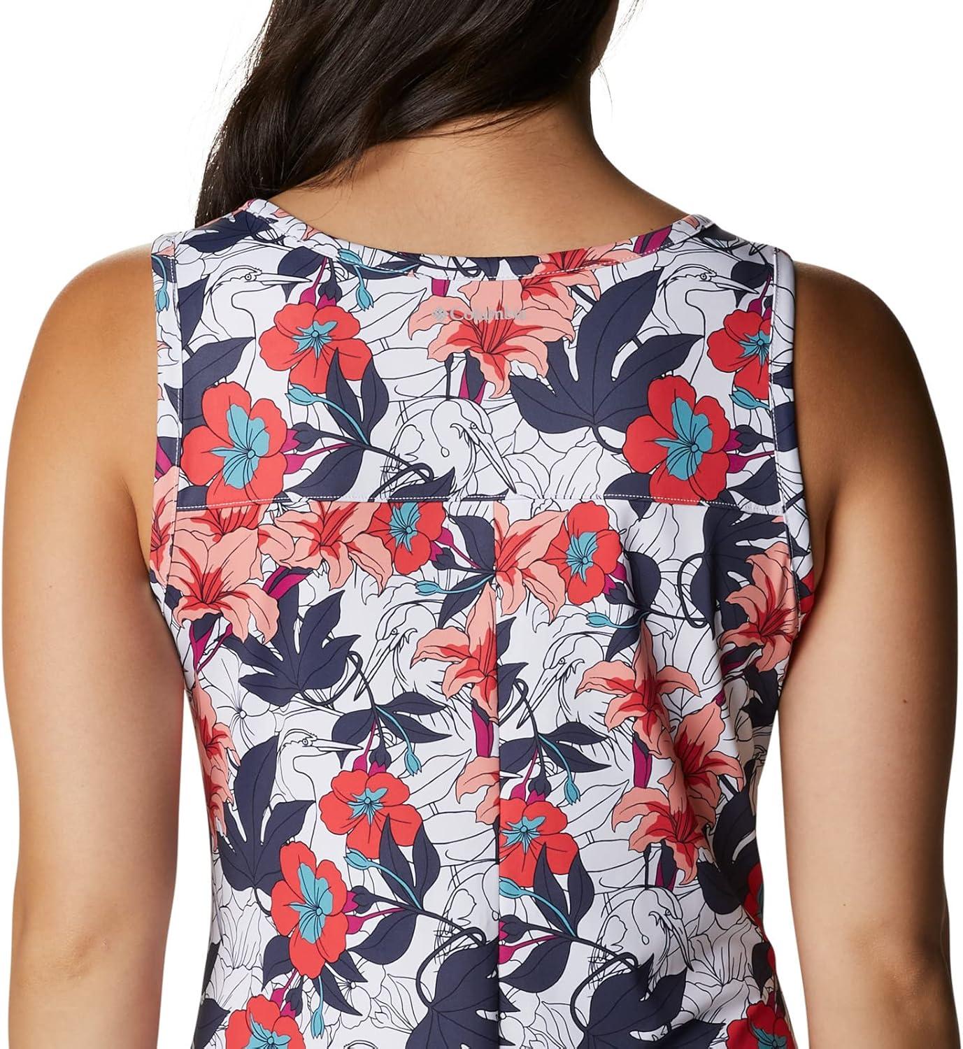 imageColumbia Chill River Printed DressWhite Lakeshore Floral Multi