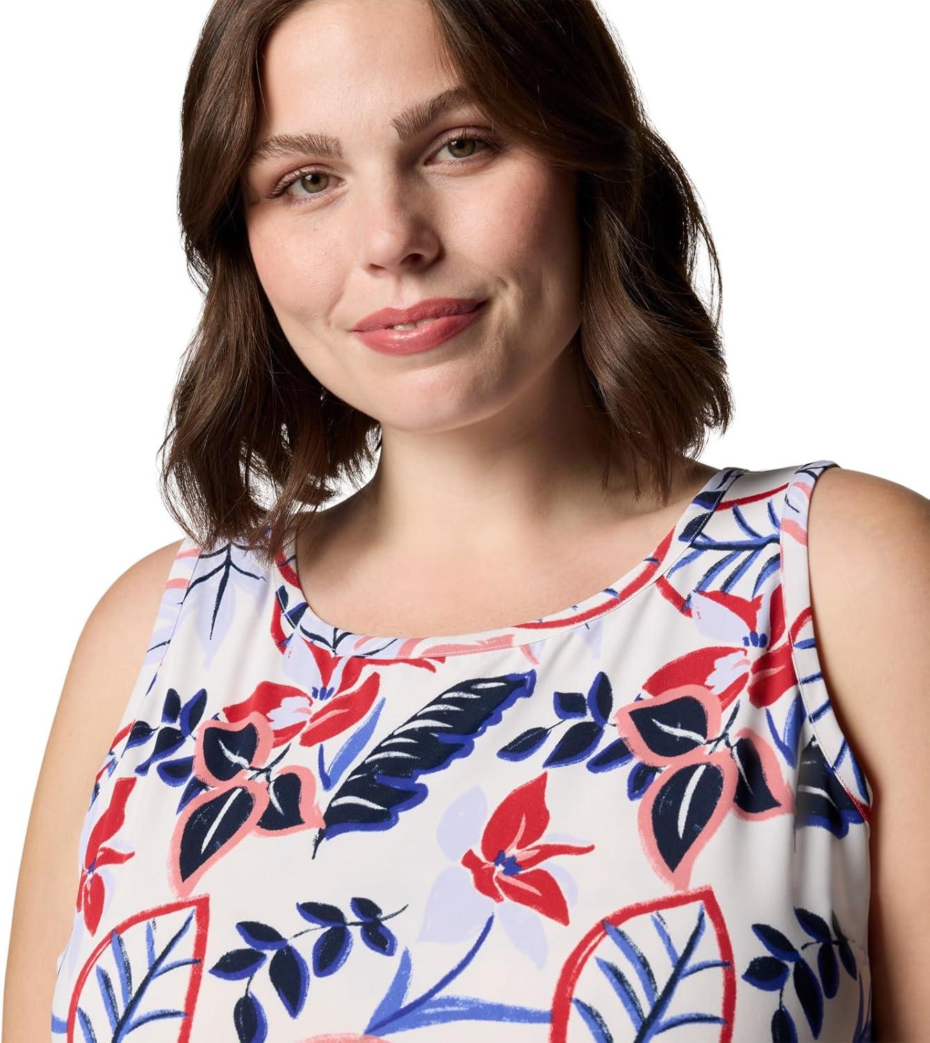 imageColumbia Chill River Printed DressWhite Pasteled