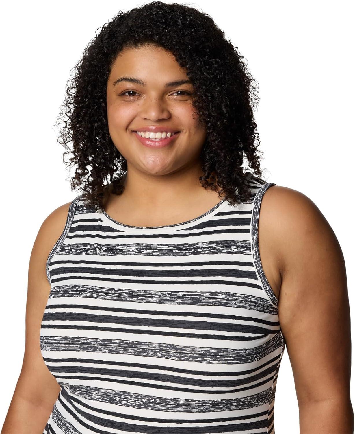 imageColumbia Chill River Printed DressWhite Spaced Stripe