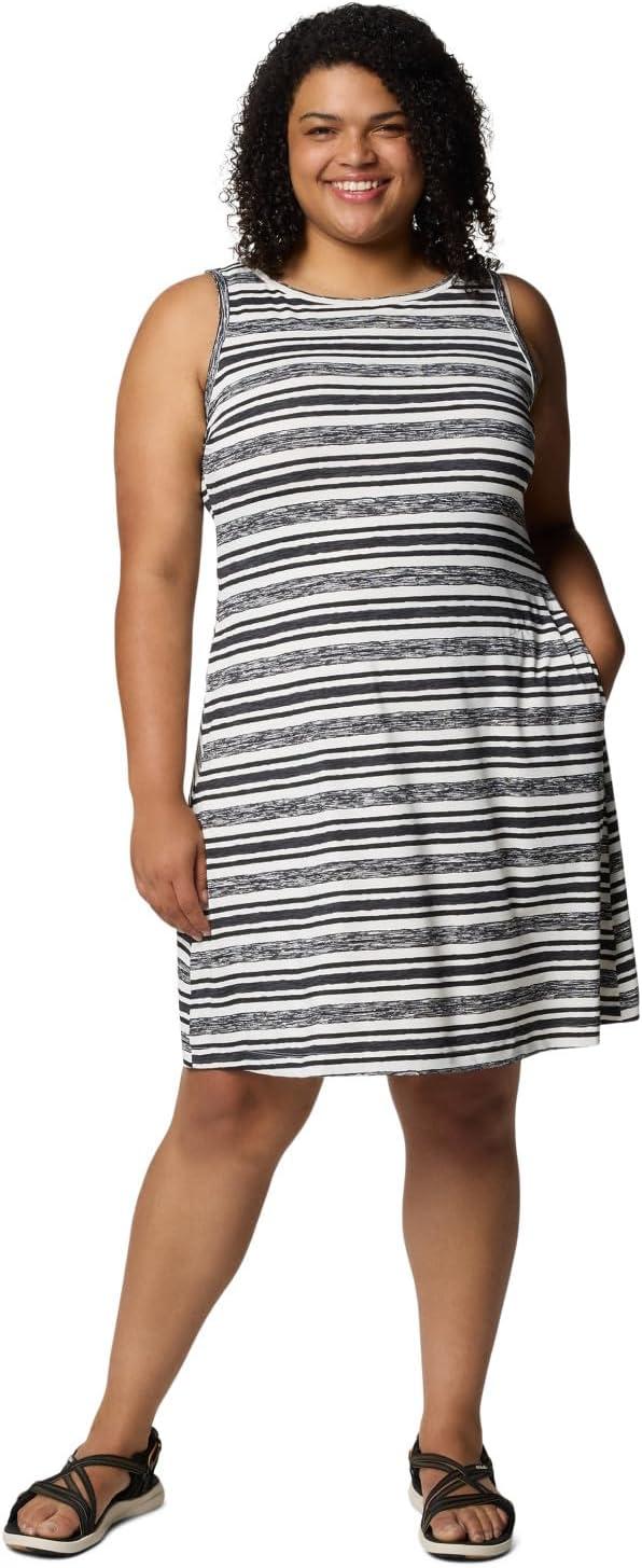 imageColumbia Chill River Printed DressWhite Spaced Stripe