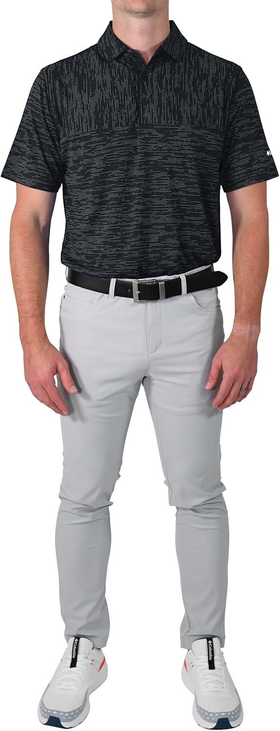 imageColumbia Golf Mens OmniWick Heading Out PoloBlack