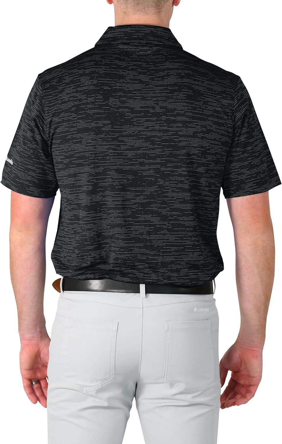 imageColumbia Golf Mens OmniWick Heading Out PoloBlack