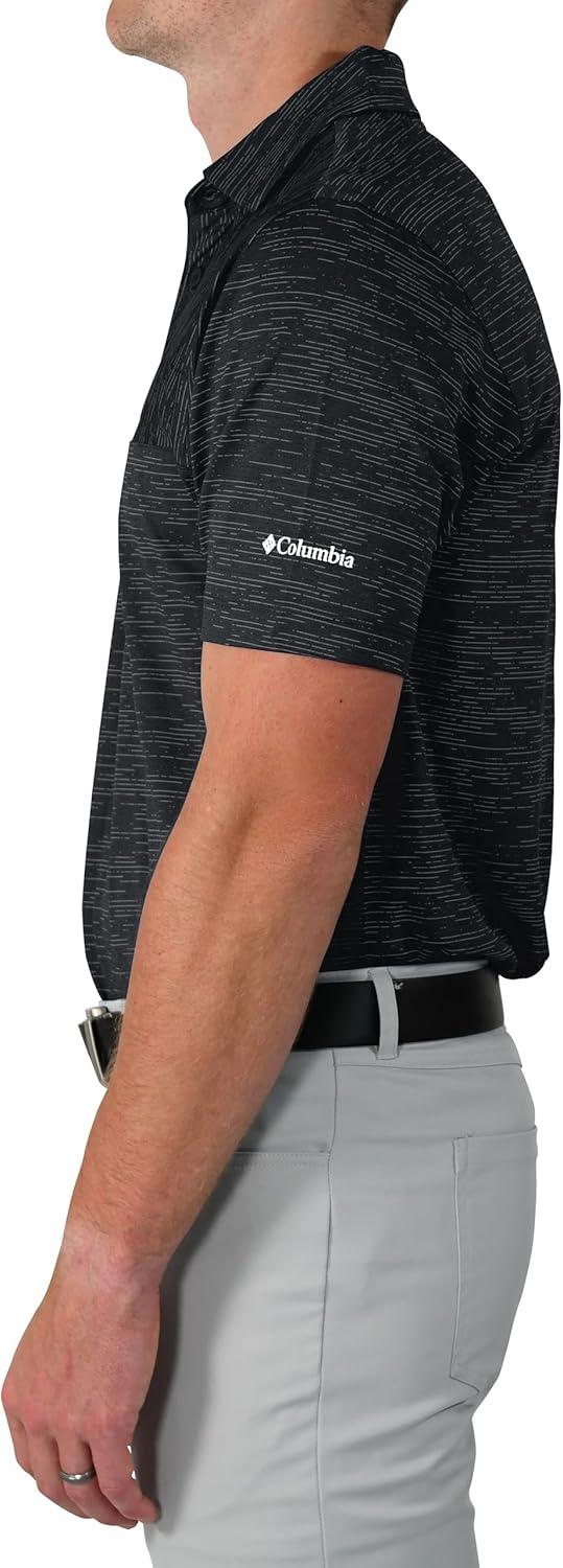 imageColumbia Golf Mens OmniWick Heading Out PoloBlack