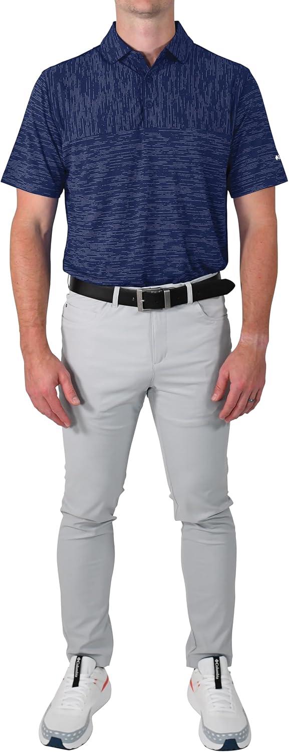 imageColumbia Golf Mens OmniWick Heading Out PoloCollegiate Navy