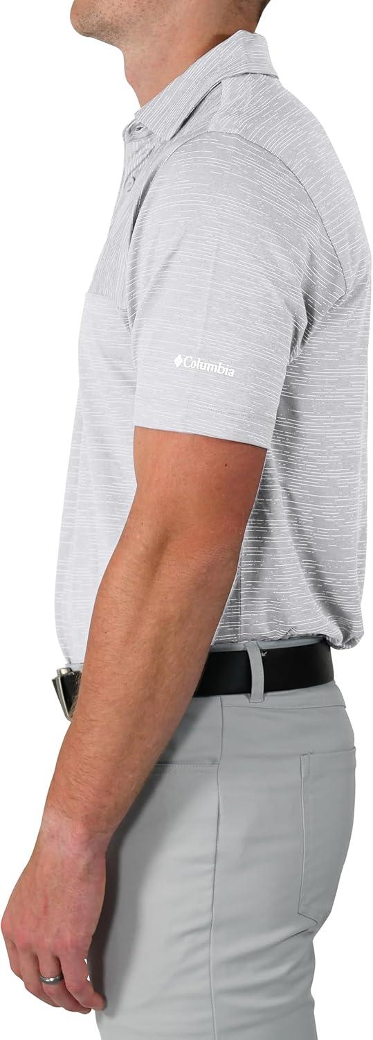 imageColumbia Golf Mens OmniWick Heading Out PoloCool Grey