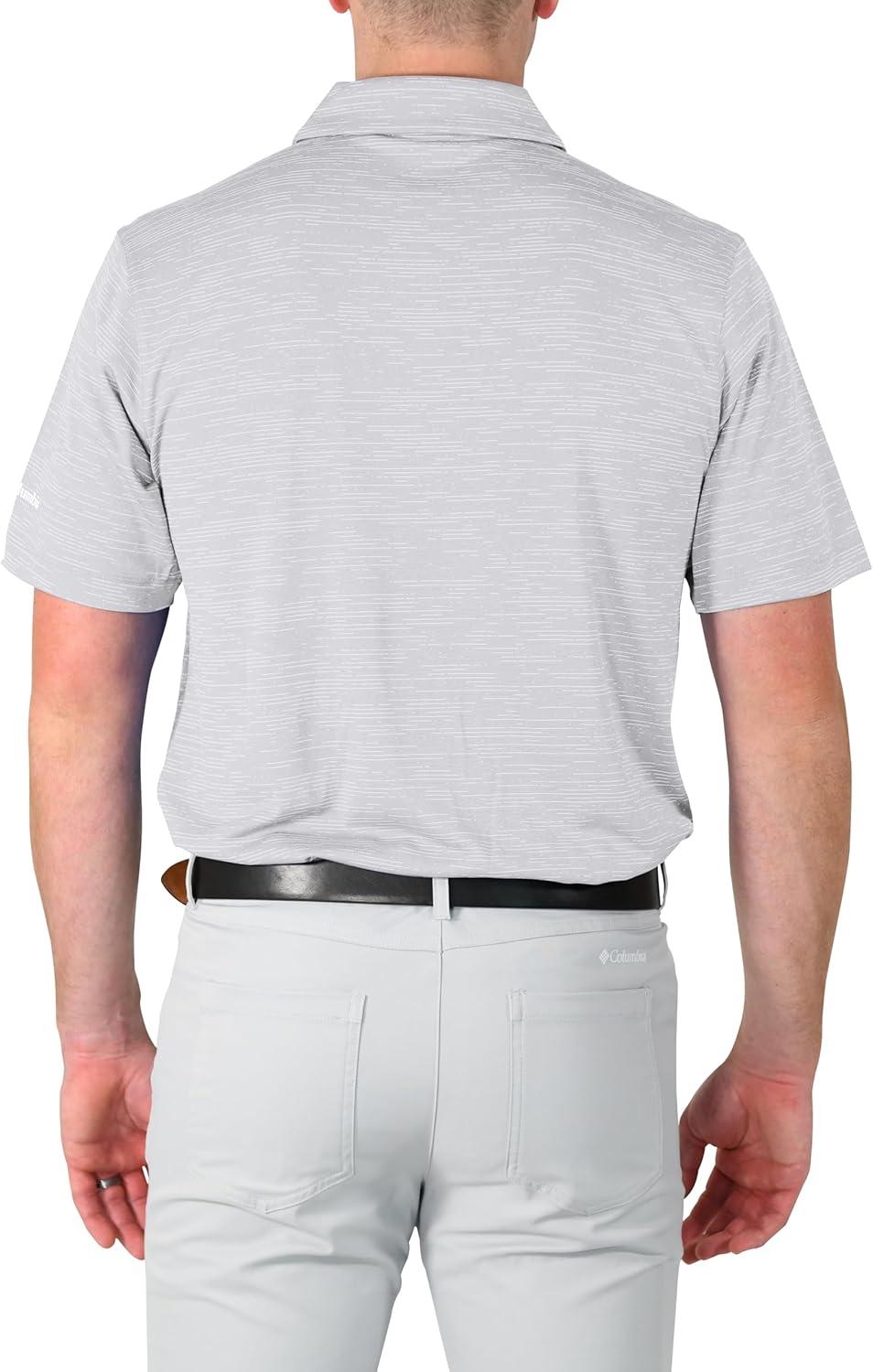 imageColumbia Golf Mens OmniWick Heading Out PoloCool Grey
