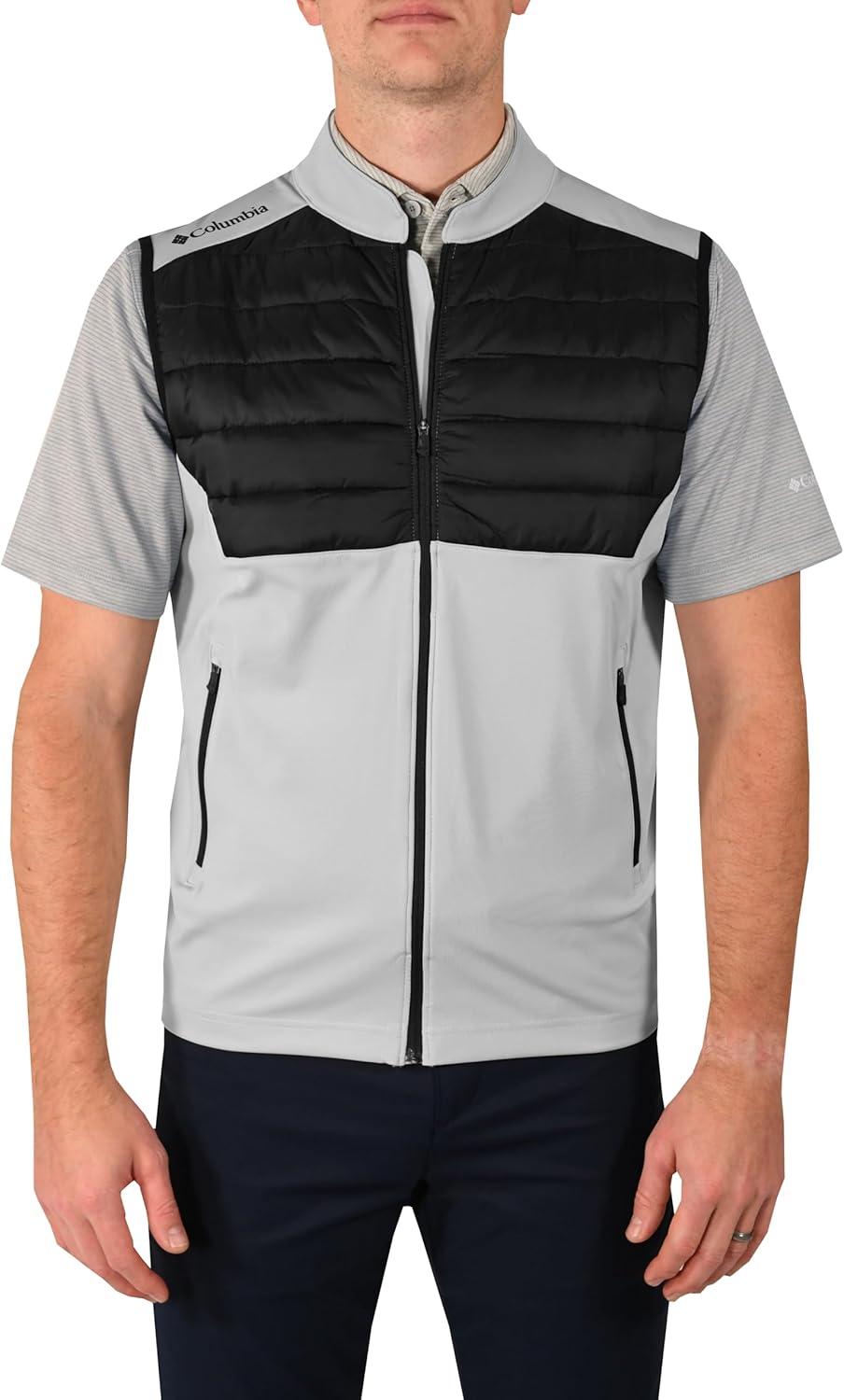 imageColumbia Golf Mens OmniWick In The Element Full Zip VestCool Grey