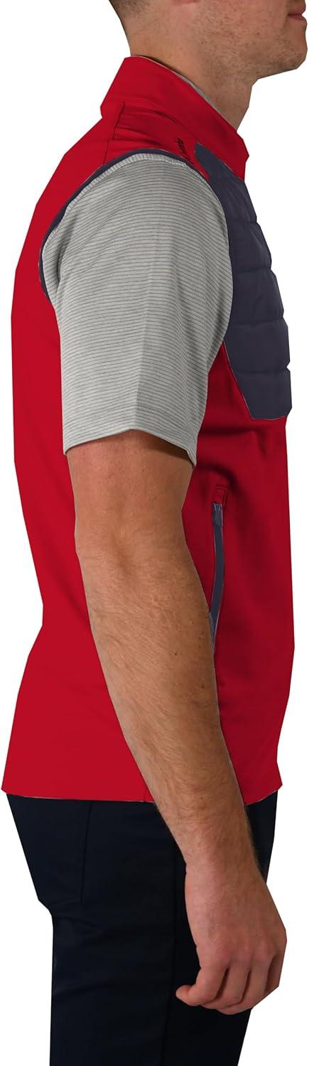 imageColumbia Golf Mens OmniWick In The Element Full Zip VestIntense Red