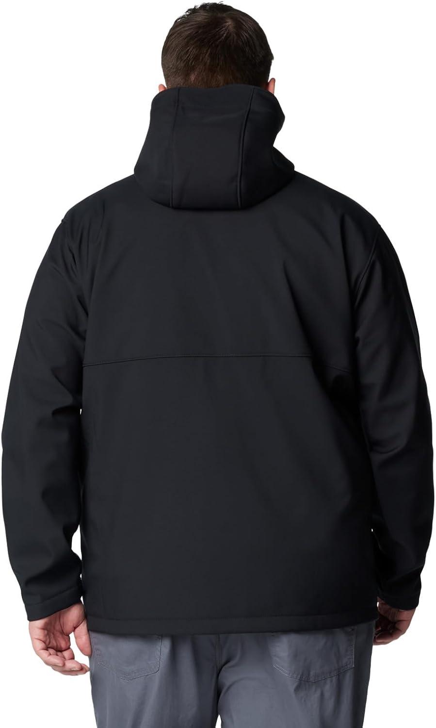 imageColumbia Mens Ascender II Hooded Softshell Rain JacketBlack