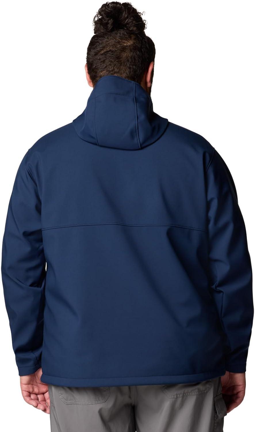 imageColumbia Mens Ascender II Hooded Softshell Rain JacketCollegiate Navy