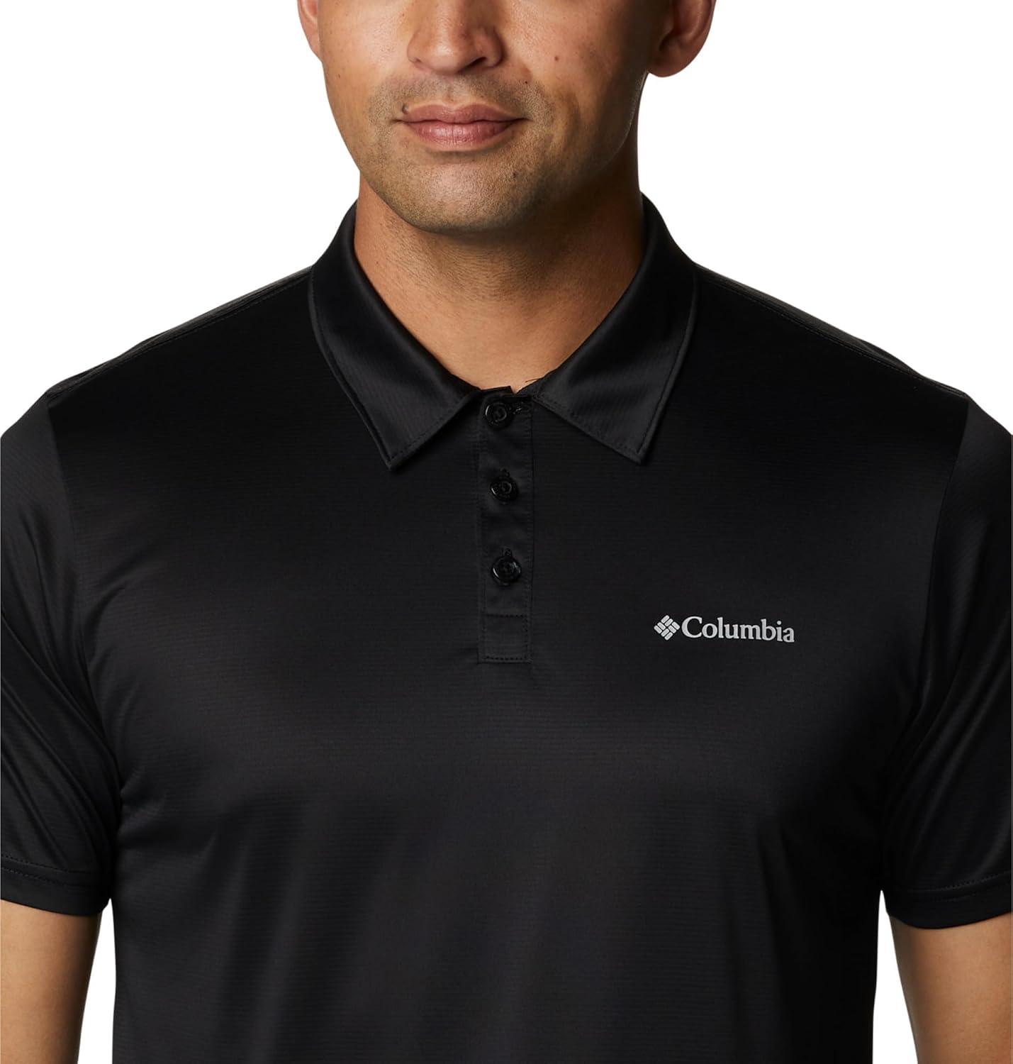 imageColumbia Mens Columbia Hike PoloHiking ShirtBlack