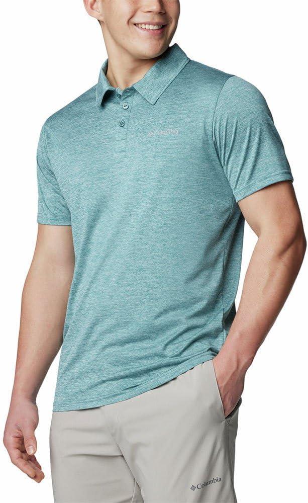 imageColumbia Mens Columbia Hike PoloHiking ShirtCloudburst Heather