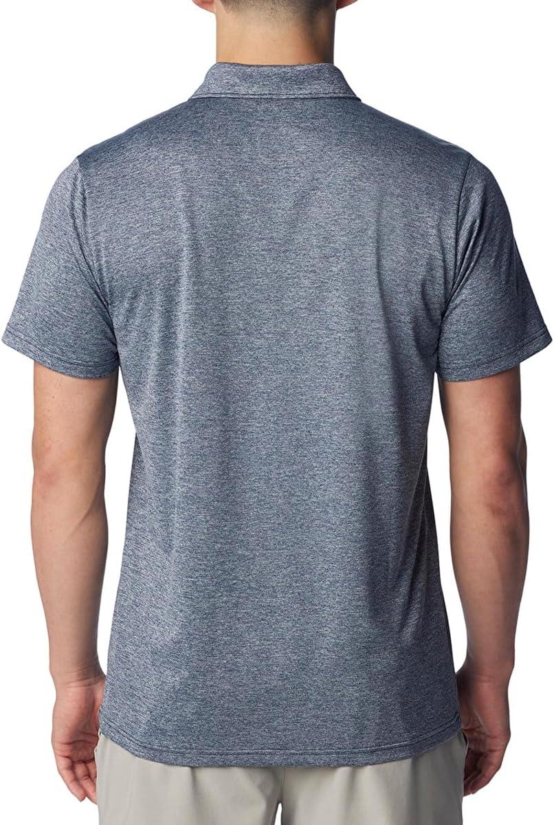 imageColumbia Mens Columbia Hike PoloHiking ShirtCollegiate Navy Heather
