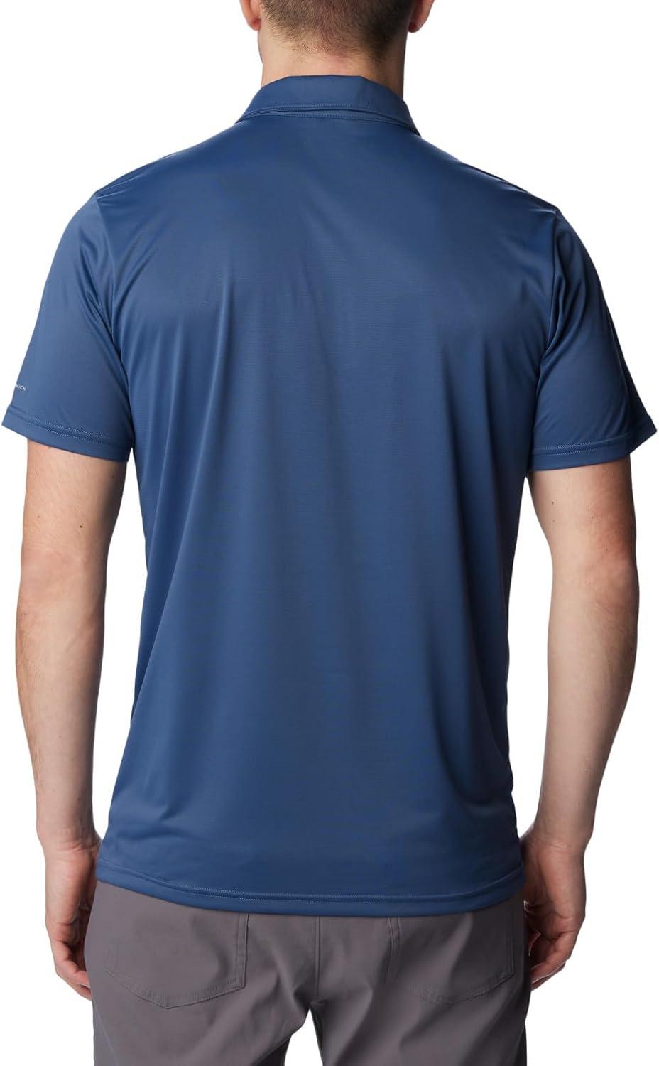 imageColumbia Mens Columbia Hike PoloHiking ShirtDark Mountain