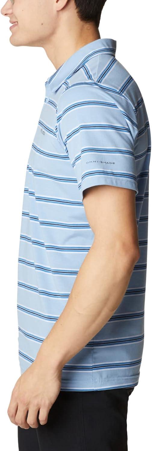 imageColumbia Mens Columbia Hike PoloHiking ShirtJet Stream Scattered Stripe