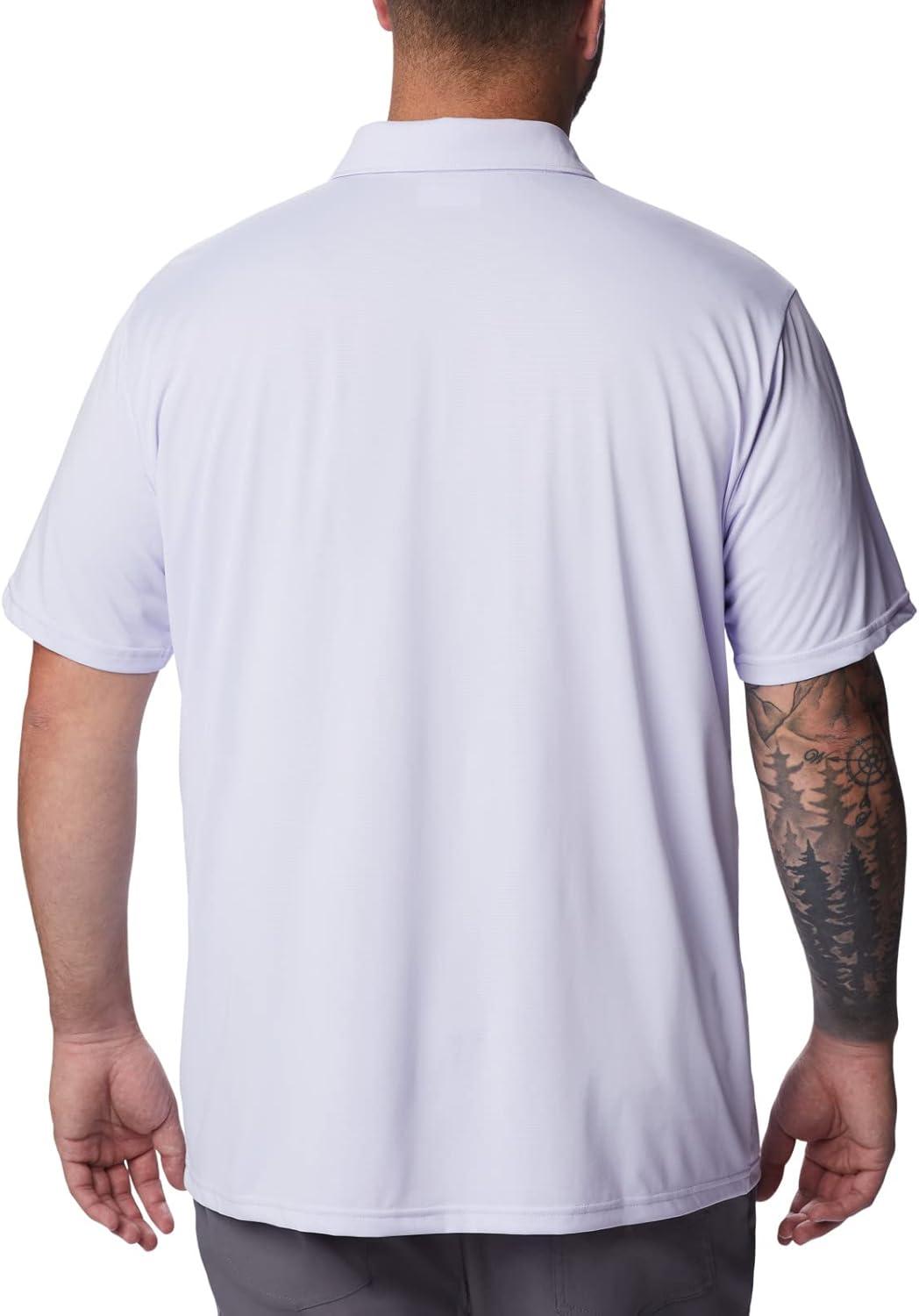 imageColumbia Mens Columbia Hike PoloHiking ShirtPurple Tint