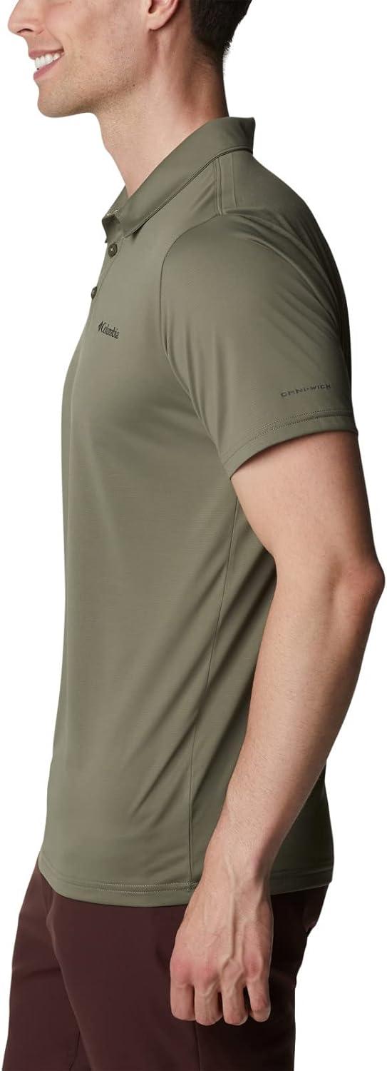 imageColumbia Mens Columbia Hike PoloHiking ShirtStone Green