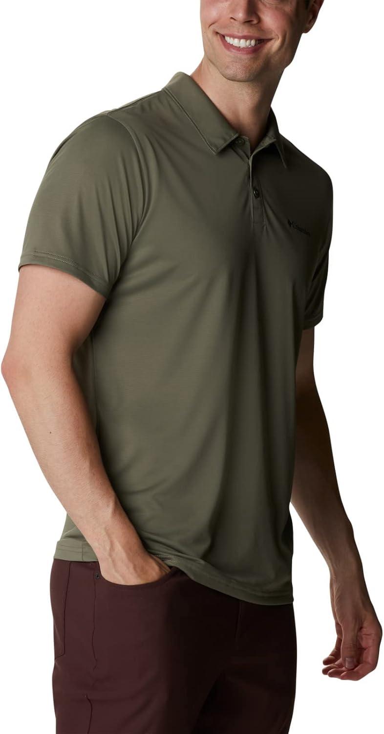 imageColumbia Mens Columbia Hike PoloHiking ShirtStone Green